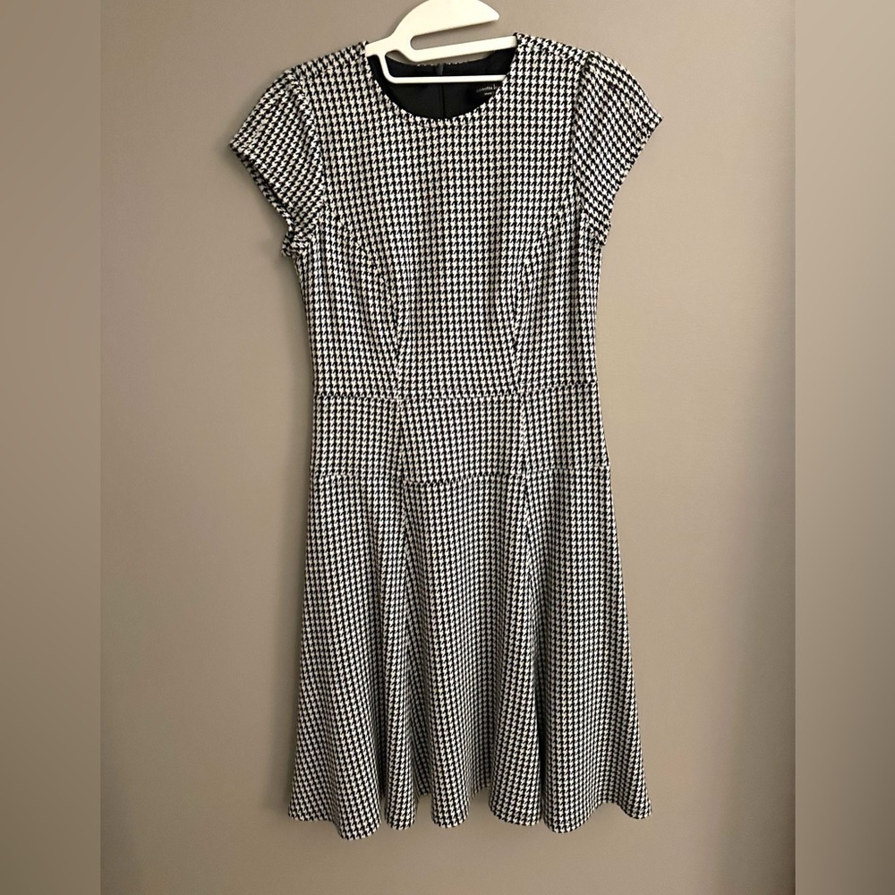 Nanette Lepore Classic Houndstooth Dress Size 0